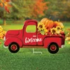 Collections Etc Seasonal Welcome Red Vintage Pickup Truck Garden Stake -Home Decoration Onsale GUEST 98f4ca19 bfba 4ac0 8a5f 49aa8bf12a5b