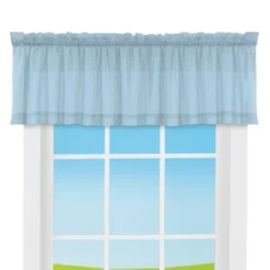 Collections Etc Elegant Sheer Voile Rod Pocket Window Valance -Home Decoration Onsale GUEST 9984569f 239d 4b6f 961b 2f2443a79502