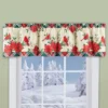 Collections Etc Cardinal And Poinsettia Plaid Border Window Valance -Home Decoration Onsale GUEST 9b793939 7653 4f67 a221 e150f51a0cc2