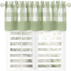 Collections Etc Buffalo Plaid Valance -Home Decoration Onsale GUEST a090002a e962 4b69 9542 d5f045fb2f59
