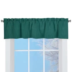 Collections Etc Solid Textured Swag Window Valance With Rod Pocket Top For Easy Hanging - Classic Home Decor For Any Room -Home Decoration Onsale GUEST a0afa9b0 049a 48c9 a2c1 37df328dc155