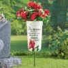 Collections Etc In Loving Memory Cardinal Memorial Garden Vase Stake Gray -Home Decoration Onsale GUEST a541976f ed78 427d b056 44c312a56089
