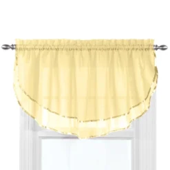 Collections Etc Elegance Sheer Ascot Window Valance, Allows Light To Enter While Maintaining Privacy - Decorative Accent For Any Room In -Home Decoration Onsale GUEST aaa428bd 8f11 4ce3 8975 b272ec604640
