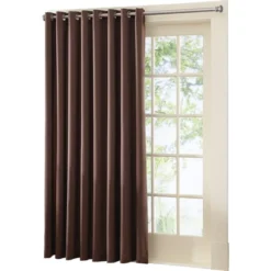 Collections Etc Gramercy Patio Door Grommet Top Curtain Panel, Single Panel, -Home Decoration Onsale GUEST abf22a70 2c9b 433c 9efd f18f36d58b19