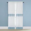 Collections Etc Lilian Lace Trim Sheer Rod Pocket Drapes 1 Collections Etc Lilian Lace Trim Sheer Rod Pocket Drapes -Home Decoration Onsale GUEST b18b0e23 ea71 46c2 8ccc da11a8a51205