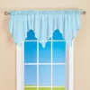 Collections Etc 3pc Striped Sheer Valance Set