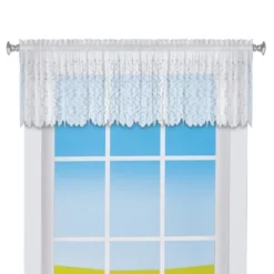 Collections Etc Sheer Splendor Rod Pocket Embroidered Window Valance 9 Collections Etc Sheer Splendor Rod Pocket Embroidered Window Valance -Home Decoration Onsale GUEST b60505a1 1e52 4bca b2f0 d96de62a970e