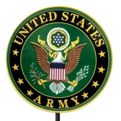 Collections Etc Hand-Painted Military Branch Logo Garden Stake -Home Decoration Onsale GUEST b6f5ec3b c4a9 4494 b86e eff0a9dc44b8