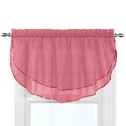 Collections Etc Elegance Sheer Ascot Window Valance, Allows Light To Enter While Maintaining Privacy - Decorative Accent For Any Room In -Home Decoration Onsale GUEST b818f477 62e8 493e 81cd a353c957a13c