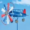 Collections Etc Solar Powered Patriotic Airplane Spinner Yard Stake 12.5 X 14.75 X 57 -Home Decoration Onsale GUEST c650d136 8105 445a b259 3302516c3b01