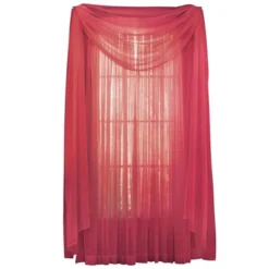 Collections Etc Sheer Window Scarf Curtain, Single Panel, -Home Decoration Onsale GUEST c8d75b85 12ef 4f50 8f32 ab195a4e08cd