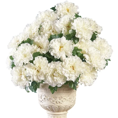 Collections Etc Artificial Multicolor Zinnia Bushes Stakes - Set Of 3 10 Collections Etc Artificial Multicolor Zinnia Bushes Stakes - Set Of 3 - Image 8