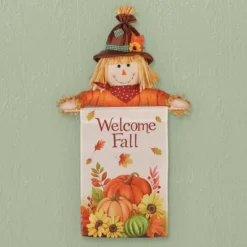 Collections Etc Harvest Scarecrow Welcome Fall Wall Flag 18 X 8 X 33 -Home Decoration Onsale GUEST cbe1a75b da8f 46a9 b0c6 ffc0c0f0ee45