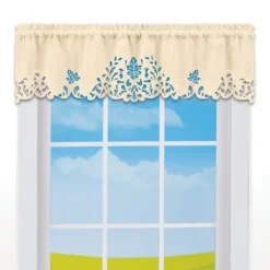 Collections Etc Exquisite Cut-out Valance -Home Decoration Onsale GUEST cc1436cc 7de3 45c5 9ffb 27b9e9bd1dfe