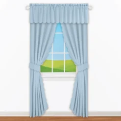 Collections Etc Scalloped Edge Curtains -Home Decoration Onsale GUEST ccb36a86 0e39 4ebd 9e4d 96076a1b13d5