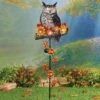 Collections Etc Owl With Sunflowers Solar Lighted Garden Stake -Home Decoration Onsale GUEST d6f1f502 8360 471b 9a8d 636387605888