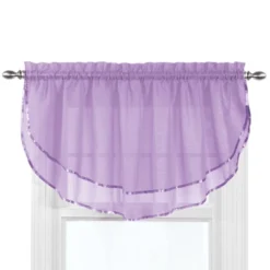 Collections Etc Elegance Sheer Ascot Window Valance, Allows Light To Enter While Maintaining Privacy - Decorative Accent For Any Room In -Home Decoration Onsale GUEST dadffc5f 0dfb 4639 849d f318dbbba350