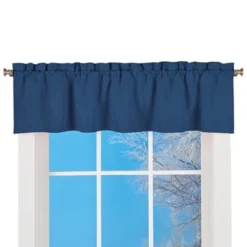 Collections Etc Solid Textured Swag Window Valance With Rod Pocket Top For Easy Hanging - Classic Home Decor For Any Room -Home Decoration Onsale GUEST dc0f8a10 e084 4eb4 a10c 37a453b13308