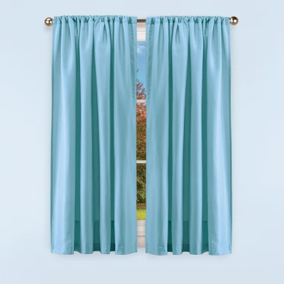 Collections Etc Faux Silk Panel Pair 3 Collections Etc Faux Silk Panel Pair