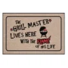 Collections Etc The Grill Master Lives Here With His Flame Doormat 1'6"x2'3" Food -Home Decoration Onsale GUEST e04be7b1 8229 452f 8097 d4b7db4edad9