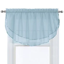 Collections Etc Elegance Sheer Ascot Window Valance, Allows Light To Enter While Maintaining Privacy - Decorative Accent For Any Room In -Home Decoration Onsale GUEST e44bb7db 07ef 47db b68f 22e05ff97b14