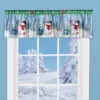 Collections Etc Festive Winter Snowman Christmas Tree Window Valance -Home Decoration Onsale GUEST e7454dd4 1d1a 40d2 9bea e484a95c30a6