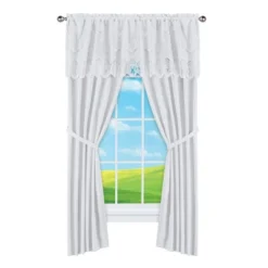 Collections Etc Ruffled Lace Drapes -Home Decoration Onsale GUEST eac08107 8635 4b96 8ce4 f0d8f9460224