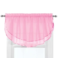 Collections Etc Elegance Sheer Ascot Window Valance, Allows Light To Enter While Maintaining Privacy - Decorative Accent For Any Room In -Home Decoration Onsale GUEST ee2f5aec 73db 41c6 9965 8de2088ec3a5