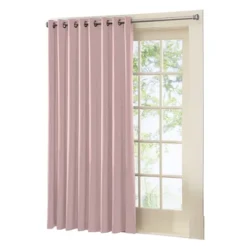 Collections Etc Gramercy Patio Door Grommet Top Curtain Panel, Single Panel, -Home Decoration Onsale GUEST f0db470f e3b4 4437 b741 e1a2031295d8