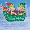 Collections Etc Happy Holidays Elves In Sleigh Christmas Outdoor Yard Stake -Home Decoration Onsale GUEST f9c46c46 2ef3 4a8f bf04 99d4ed669fcf