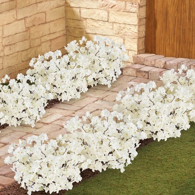 Collections Etc Cherry Blossom Bushes Set Of 3 4 Collections Etc Cherry Blossom Bushes Set Of 3 - Image 2